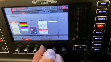 04  Midas M32 Mixing   Labeling Channels