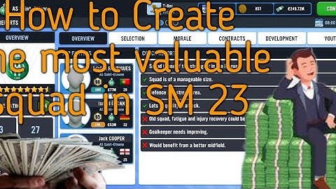 How to Create a £1bn squad Quickly and easily in Soccermanager 2023.|| The best strategies. #howto
