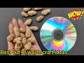 DIY 🤱Mother's day gift ideas/Peanut shell and Old CD Craft Ideas/Best out of waste craft ideas
