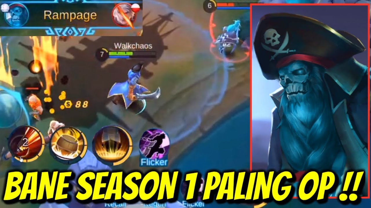 KEMBALI KE MOBILE LEGENDS SEASON 1 BANE SI ULTI KAPAL TERBANG YouTube