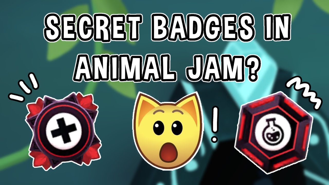 SECRET badges in Animal Jam 😱⁉️