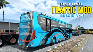 ETS 2 LEVEL TRAFFIC MOD 🤓 | trafik ICIKIWIR terbaru | BUSSID V4.2 | RELEASED