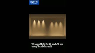 The different between spotlight and downlight.