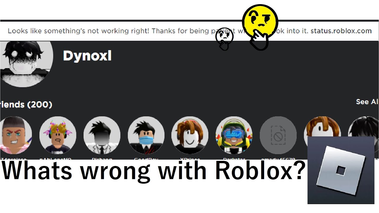 What's wrong with Roblox? YouTube