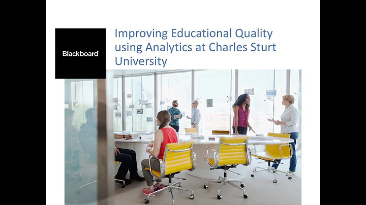 Improving Educational Quality using Analytics at Charles Sturt University