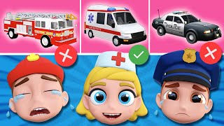 Where Is My Siren Song with New Heroes 🚒 🚓 🚑 | Kids Songs And Nursery Rhymes | DoReMi