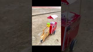 Ice cream trolley bike diy diycrafts shortvideo toy shots