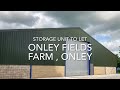 Onley rugby  storage unit