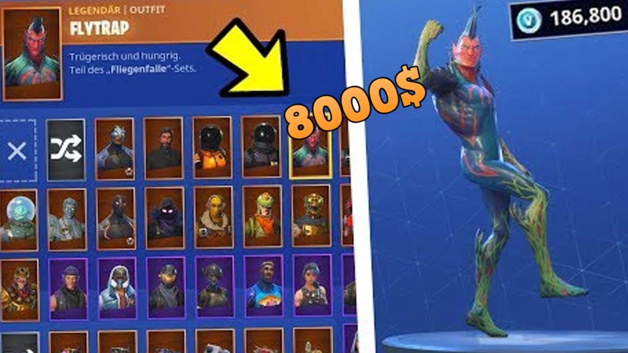 TOP 3 TEUERSTEN FORTNITE ACCOUNTSSKINS!ERSTELLT UND VERKAUFT.AUCH PS4 wechslen YouTube