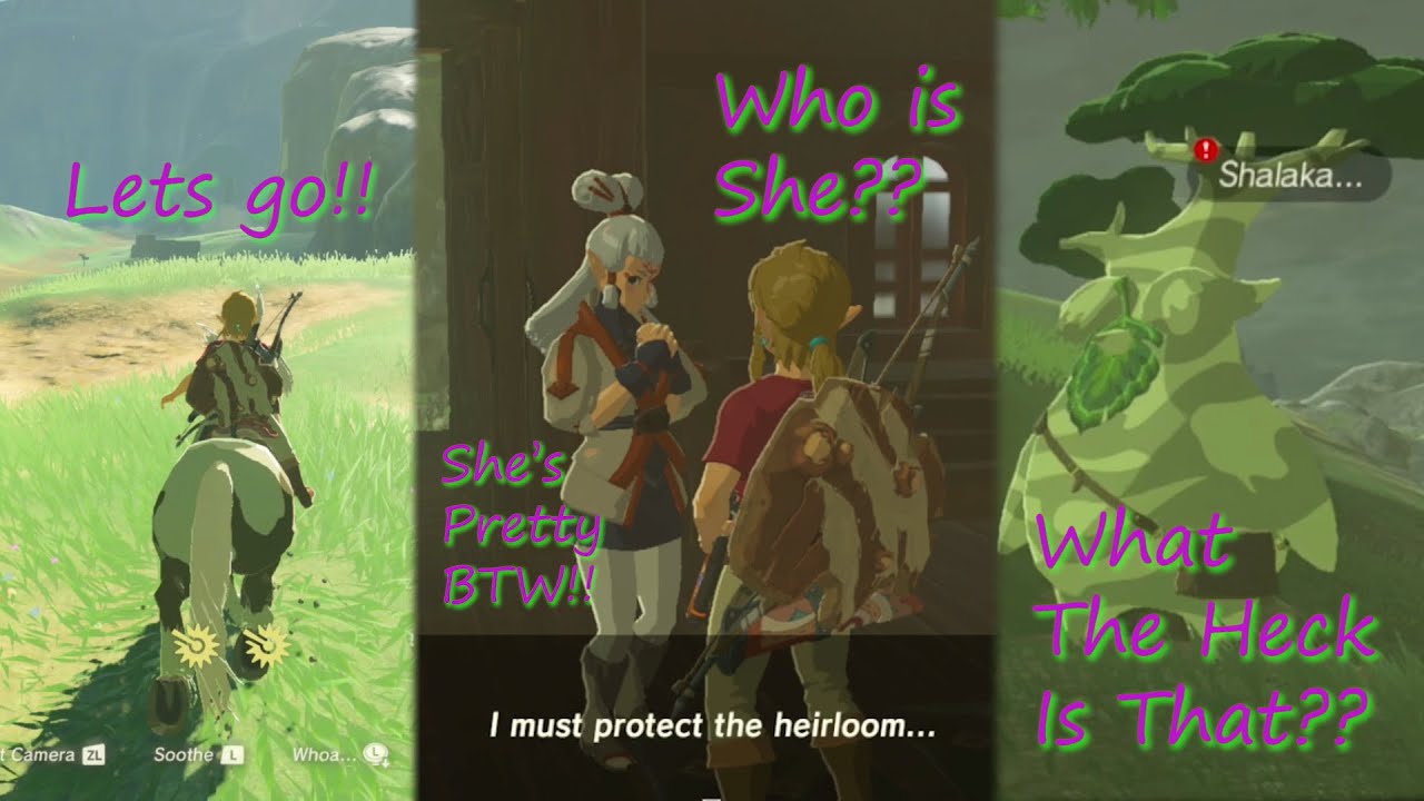 Journey to the Kakariko Village With a Horse!!| Zelda Breath Of The Wild