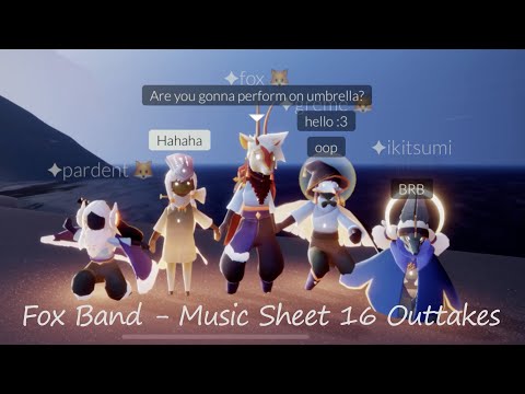 [Bloopers] Fox Band — Sheet 16 Outtakes (Sky: Children of the Light)