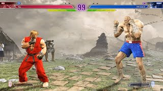 Ken Vs Sagat Hardest - Street Fighter 6. Epic Battle