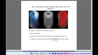 finger effektivitet Tether Download & Update Logitech M310 Mouse Driver on Windows 10/8/7 - YouTube
