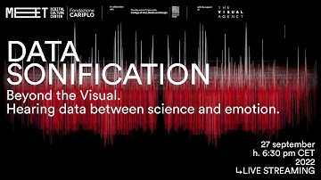 Data Sonification: Beyond the Visual. Hearing data between science and emotion.