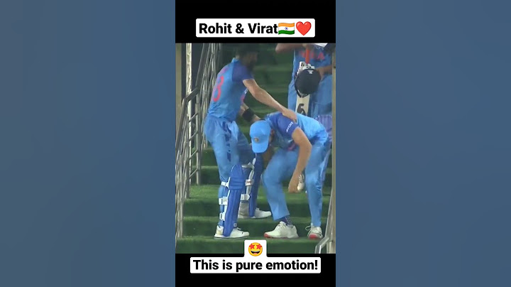 Rohit Sharma and Virat Kohli Celebration after winning🇮🇳😍