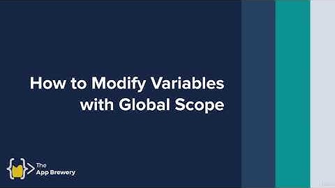 How to Modify a Global Variable | 100 Days of Code: The Complete Python Pro Bootcamp for 2022
