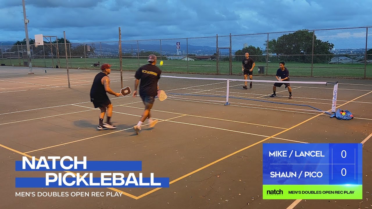 Pickleball Men's Doubles Rec Play feat. Shaun/Pico vs Mike/Lancel YouTube