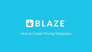 How to Create Pricing Templates in BLAZE POS