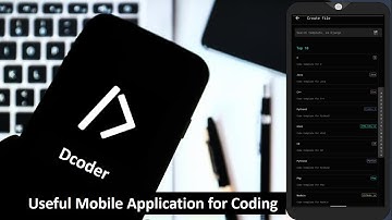 Useful Mobile App for Coding (DCoder) | codezoid