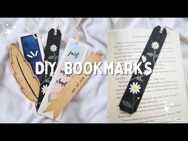 DIY: How-to aesthetic Bookmarks 📖✨🌻 @somekindwords blog