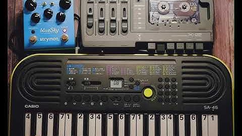 Lo-Fi Ambient Jam with Toy Synth | Casio SA-46 | Strymon blueSky | Fostex X-12 | Ambient | Chillout