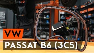 How to replace Auxiliary belt on VW PASSAT Variant (3C5) - video tutorial