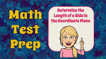 Determine the Length of a Side in the Coordinate Plane | 6.G.A.3 💜💙