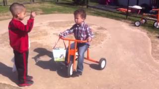 Brayden at school