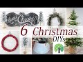 6 DOLLAR TREE CHRISTMAS DIY / EASY last minute HOLIDAY decor