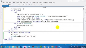 How to make Server Socket Program VB NET 2012  Part1