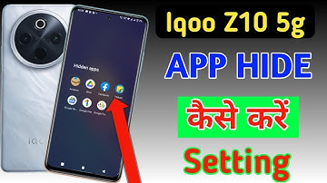 Iqoo z10 5g me app hide kaise kare/hide apps in Iqoo z10 5g /Iqoo hide setting