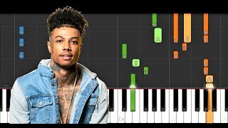 Video voorbeeld van "Blueface - Bleed It (Piano Tutorial)"