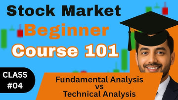 Stock Market Course for Beginners 101 | Fundamental Analysis vs Technical Analysis #psx