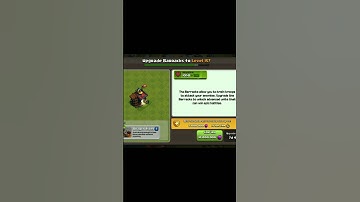 BaRRacks upgrade to level 15 🚀#clashofclans #coc #foryou #trending #viralvideo #fypyoutube #upgrade
