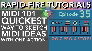 MIDI Hacks: Quickly Sketching Ideas in a MIDI Track (Rapid-Fire Reaper Tutorials Ep35)
