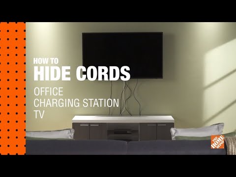 How To Hide Wires Tv Cables More The Home Depot Canada - How To Hide Tv Wires Without Cutting Wall