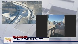 I-95 Shutdown: Stranded driver shows FOX 5 inside the Interstate-95 backup in Virginia | FOX 5 DC