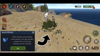 How to Find Blue Petals  - Raft Survival: Ocean Nomad - Gameplay Walkthrough Android/iOS screenshot 2