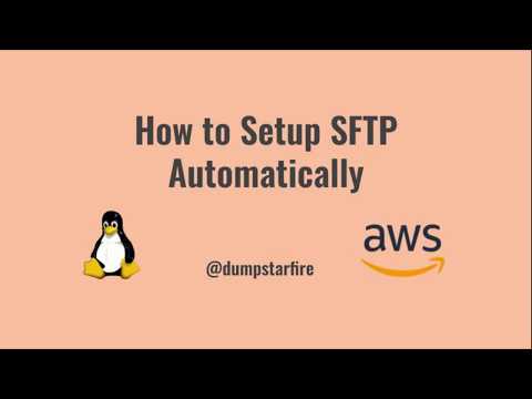 How to Setup SFTP Automatically ytb