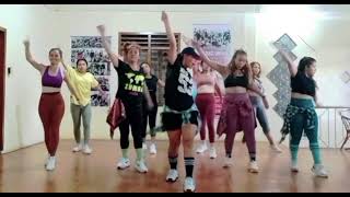 WOP J Dash Ft Flo Rida #zumba #hiphop #choreography by Zin Raya Siallagan