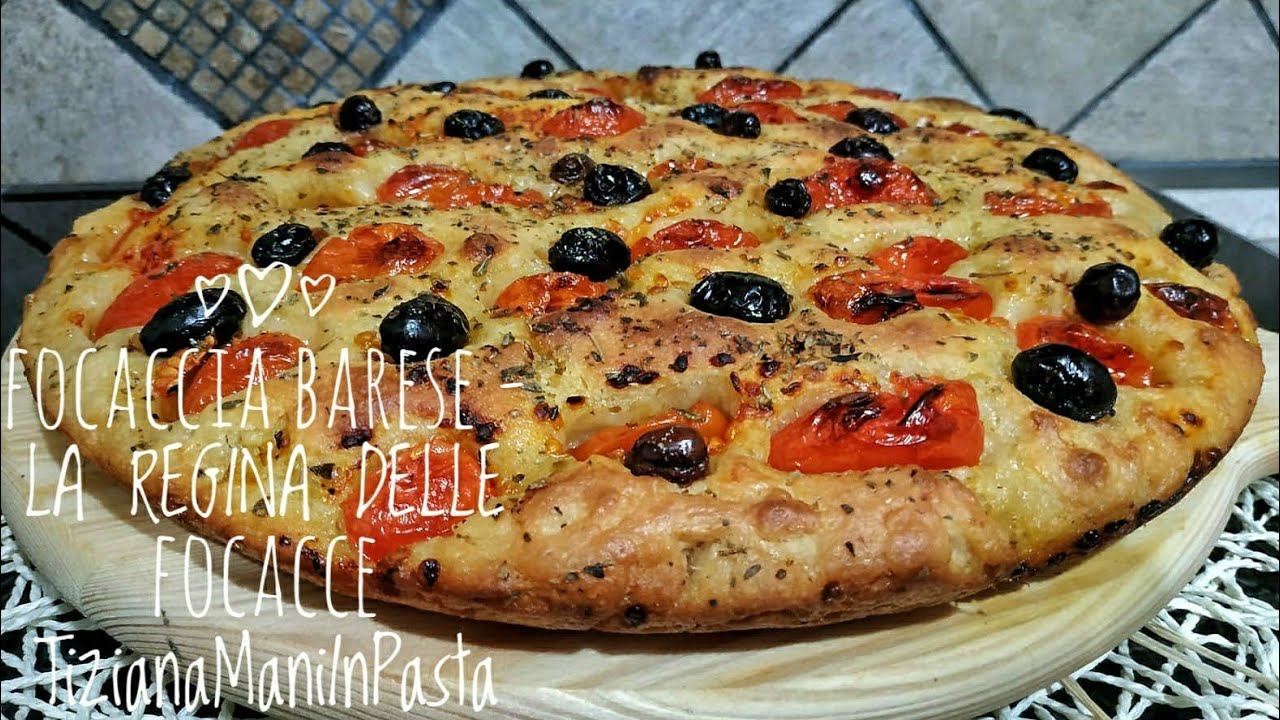 FOCACCIA BARESE👑 LA REGINA DELLE FOCACCE