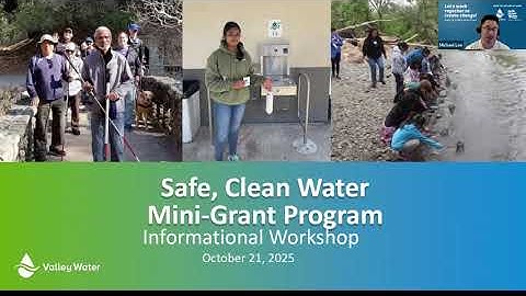 FY 2026 - Mini-Grant Program Informational Workshop (October 21, 2025)