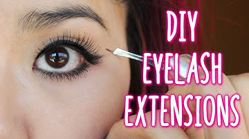 How to Apply Individual Lashes - DIY eyelash extensions