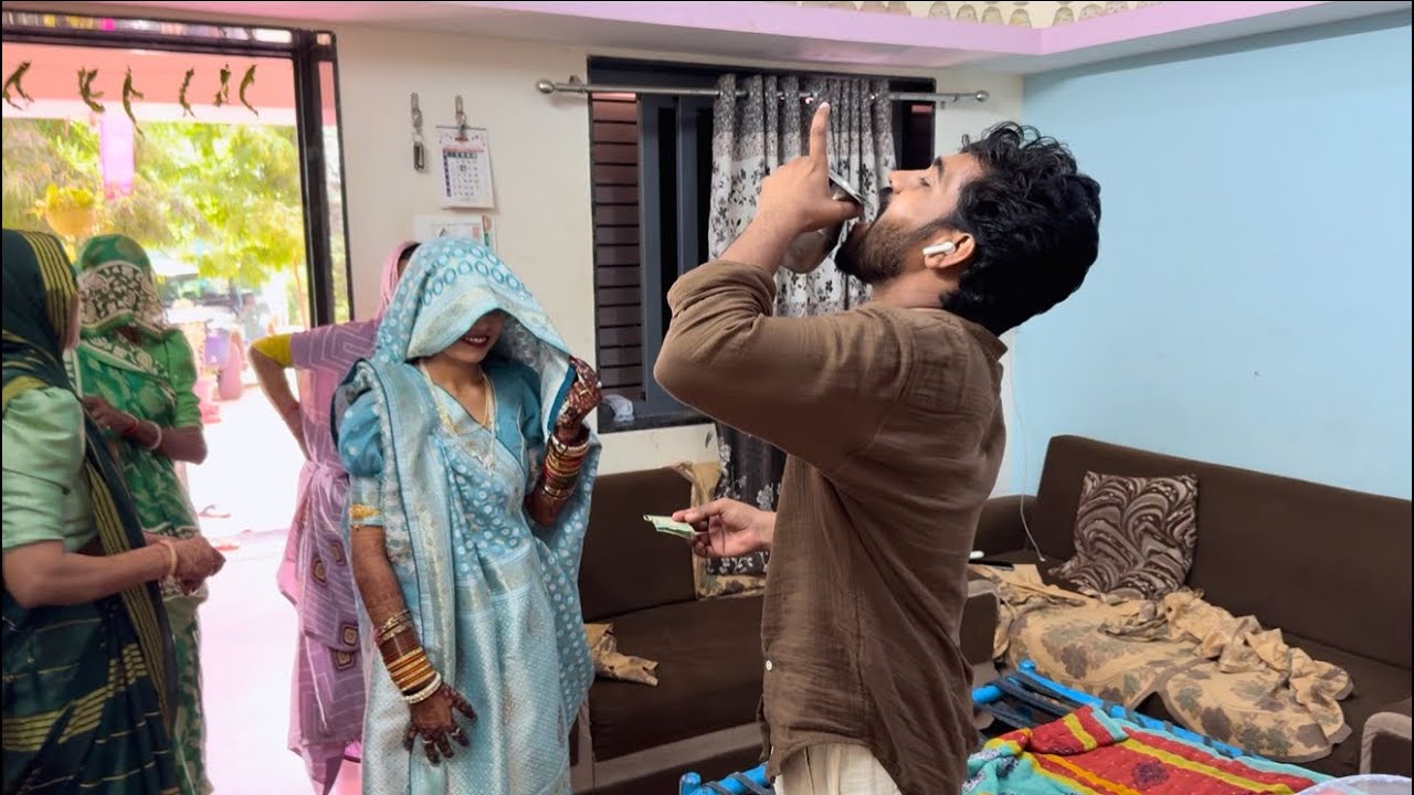 kinjal apni sasri se bhabhiyo ke liye kya leke aai ? 🤔| 😂 jethji ko pani pilaya | Thakor’s family