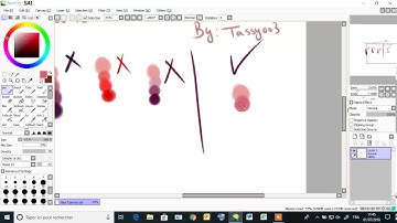 paint tool sai tutorial : how to choose colors