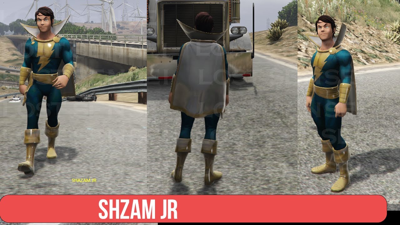 Shazam JR GTA V PED / MOD