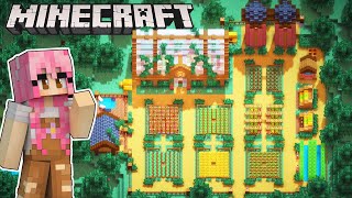 I Built the ULTIMATE Cozy Forest Farm in Minecraft!