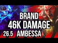 BRAND vs AMBESSA (TOP) | 46K damage | NA Master | 26.5