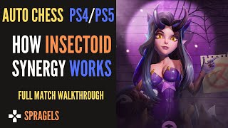 Insectoid Synergy EXPLAINED - Auto Chess PS4 Full Match Walkthrough