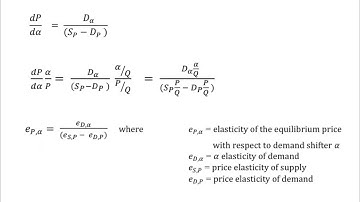 Comparative Statics with Elasticities